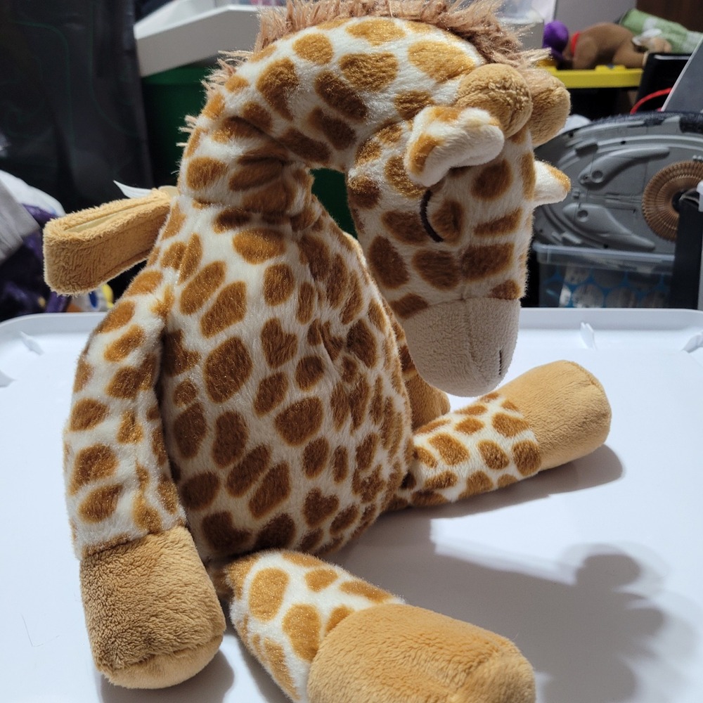 Cloud b Gentle Giraffe On The Go Sound Machine Plush Brown Tan Spotted Travel
